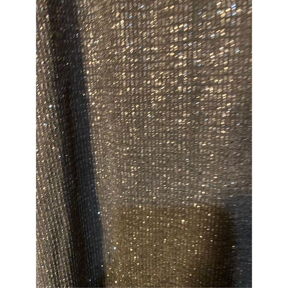 Ronni Nicole, vintage 80s women’s sparkle short sleeve black top S/3X - Picture 3 of 5